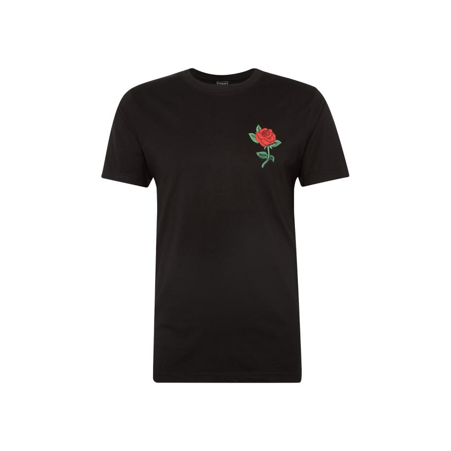 Mister Tee Shirt Rose groen / vuurrood / zwart Zwart