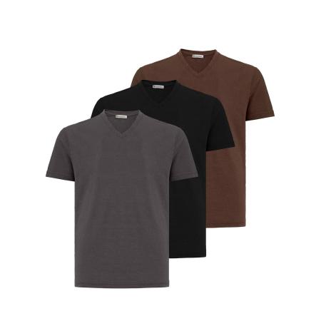 Dandalo Dandalo Shirt bruin / grijs / zwart