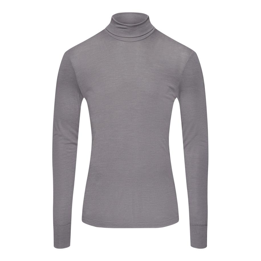 Hanro Hanro Onderhemd Woolen Silk grijs -