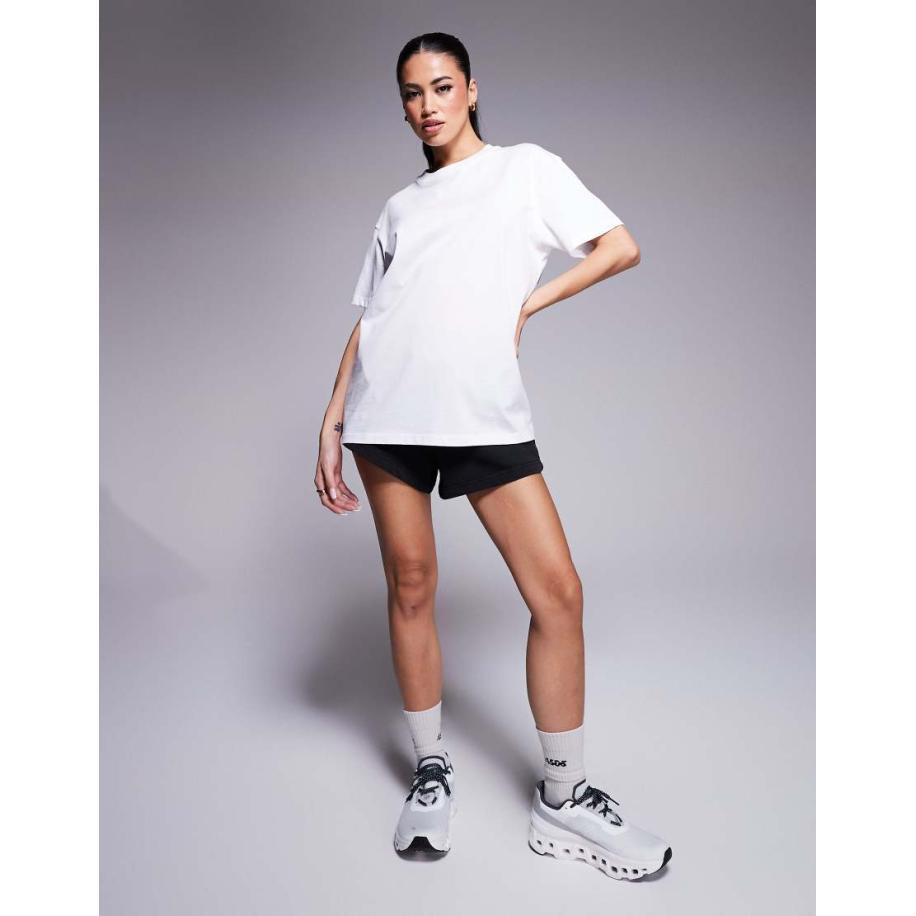 4505 Icon Oversized T-shirt van sneldrogend katoen in wit Wit