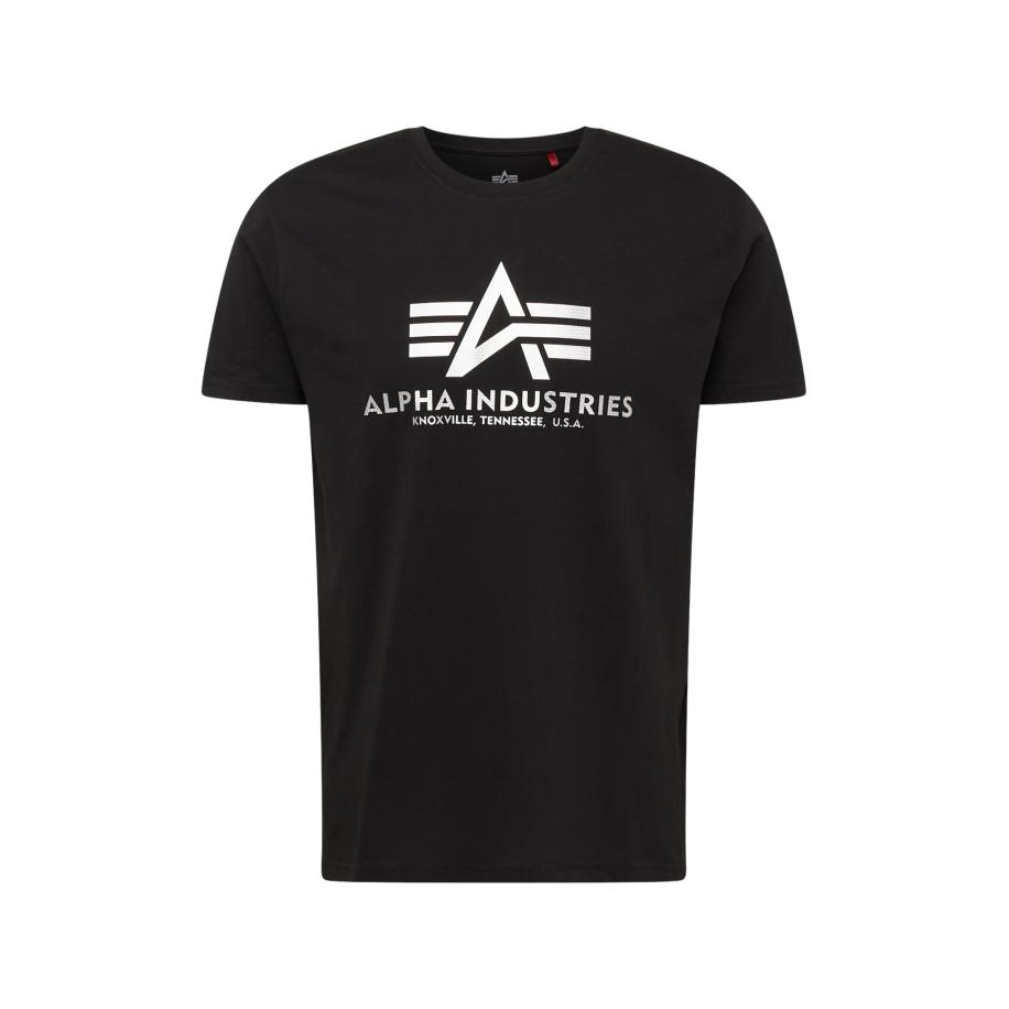 Alpha Industries ALPHA INDUSTRIES Shirt zwart / wit -