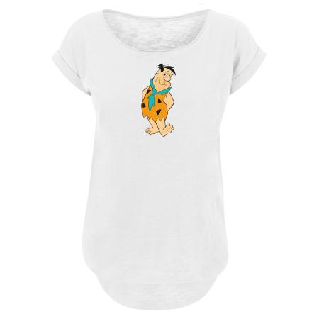 F4NT4STIC F4NT4STIC Shirt Fred Feuerstein Kick turquoise / pasteloranje / zwart / wit