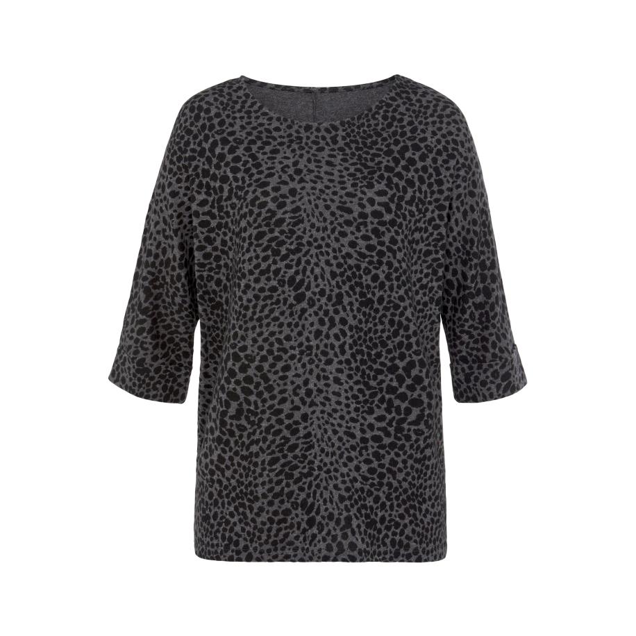 Lascana LASCANA Shirt antraciet / zwart -