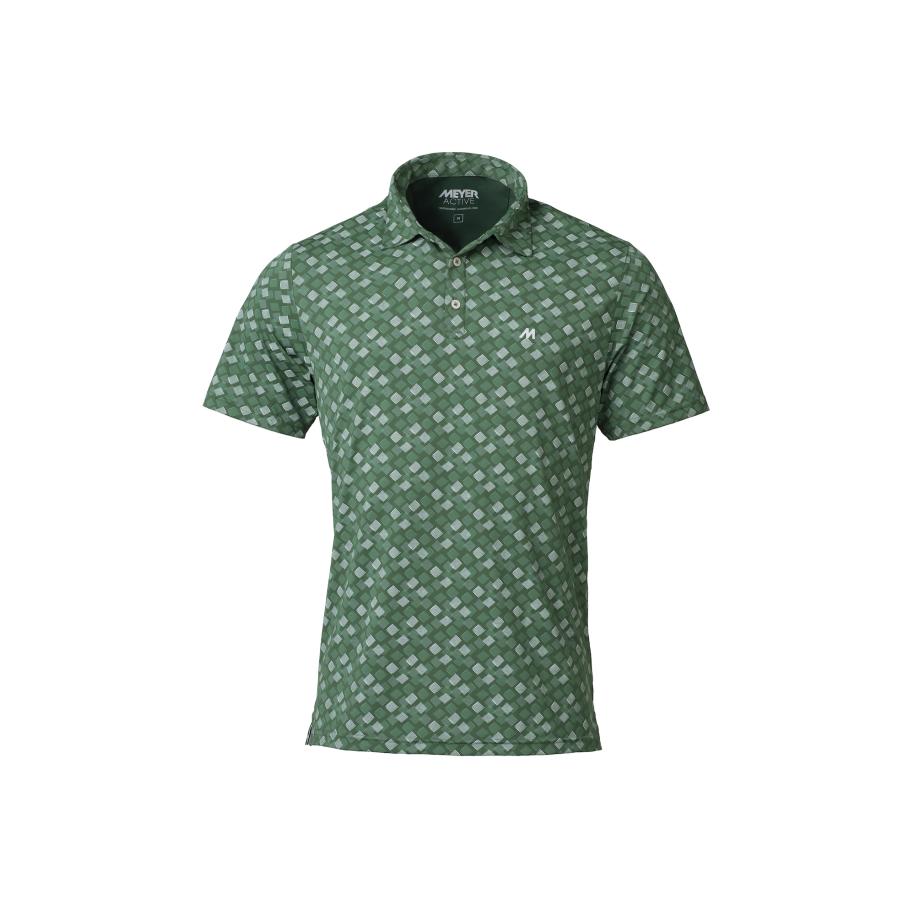 Meyer MEYER Shirt groen / wit -