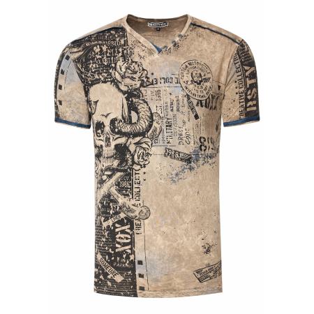 Rusty Neal Rusty Neal Shirt olijfgroen