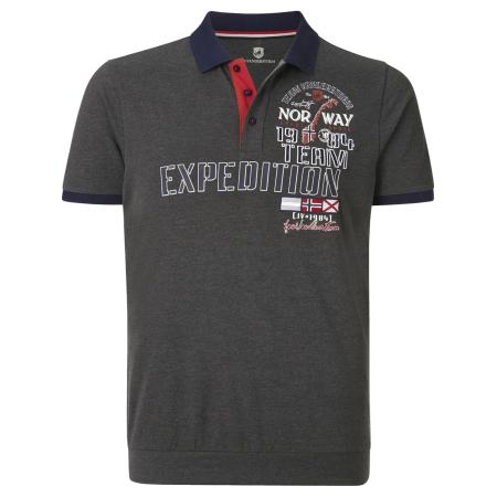 jan vanderstorm Jan Vanderstorm Shirt Erling donkergrijs