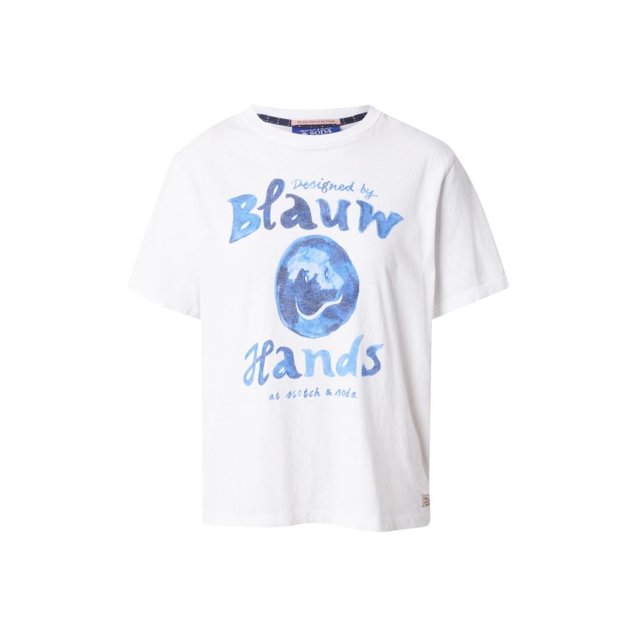 Scotch & Soda SCOTCH & SODA Shirt blauw / lichtblauw / offwhite -