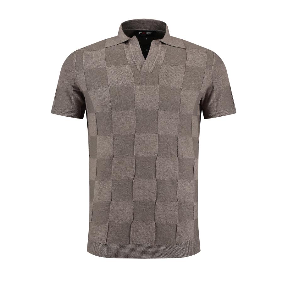 Key Largo Key Largo Shirt HARBOR bruin / brokaat -