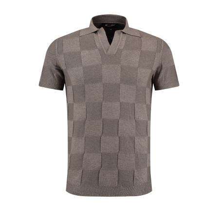 Key Largo Key Largo Shirt HARBOR bruin / brokaat