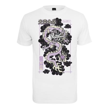 mister tee Mister Tee Shirt Glory Dragon lila / zwart / wit