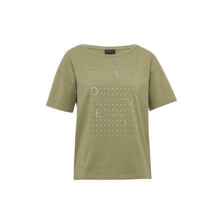 s.Oliver BLACK LABEL Shirt olijfgroen / zilver