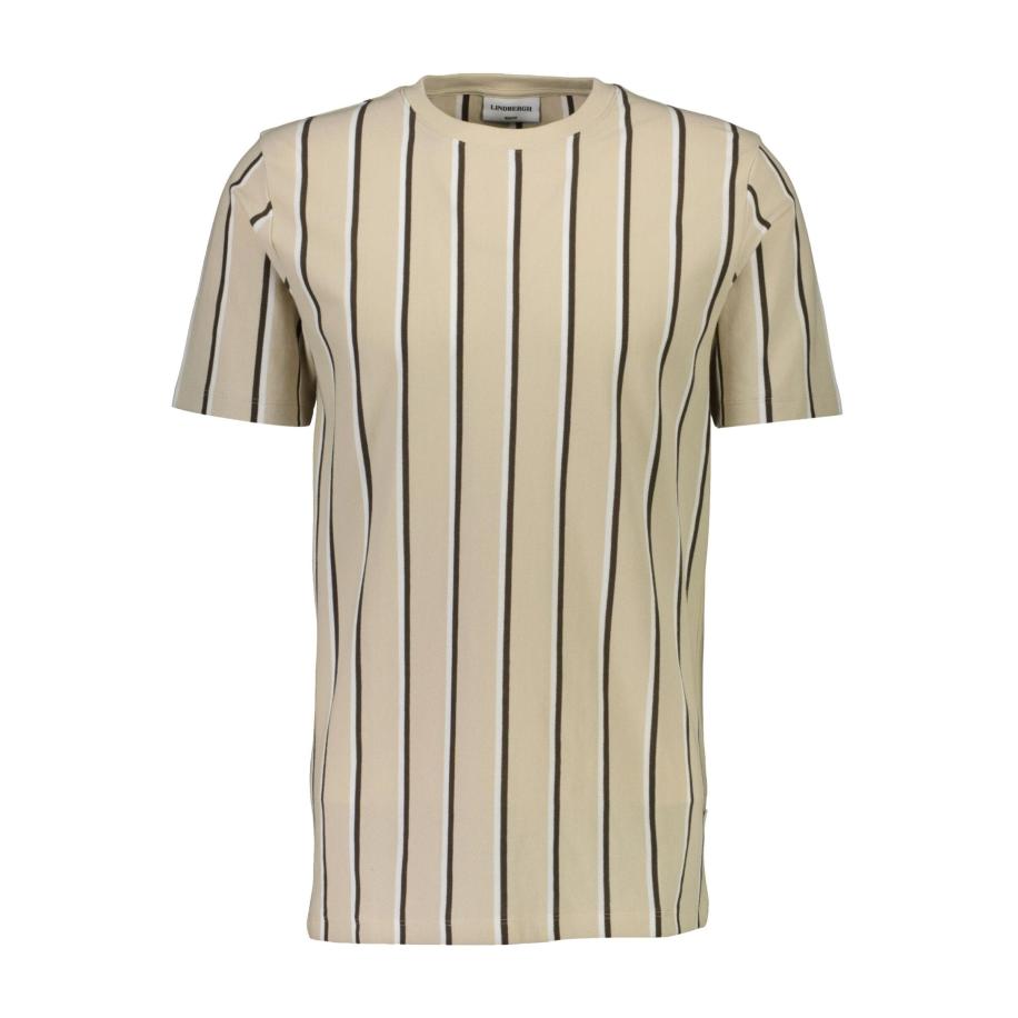 Lindbergh T-Shirt ronde hals grijs, Effen Grijs