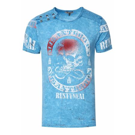 Rusty Neal Rusty Neal Shirt blauw