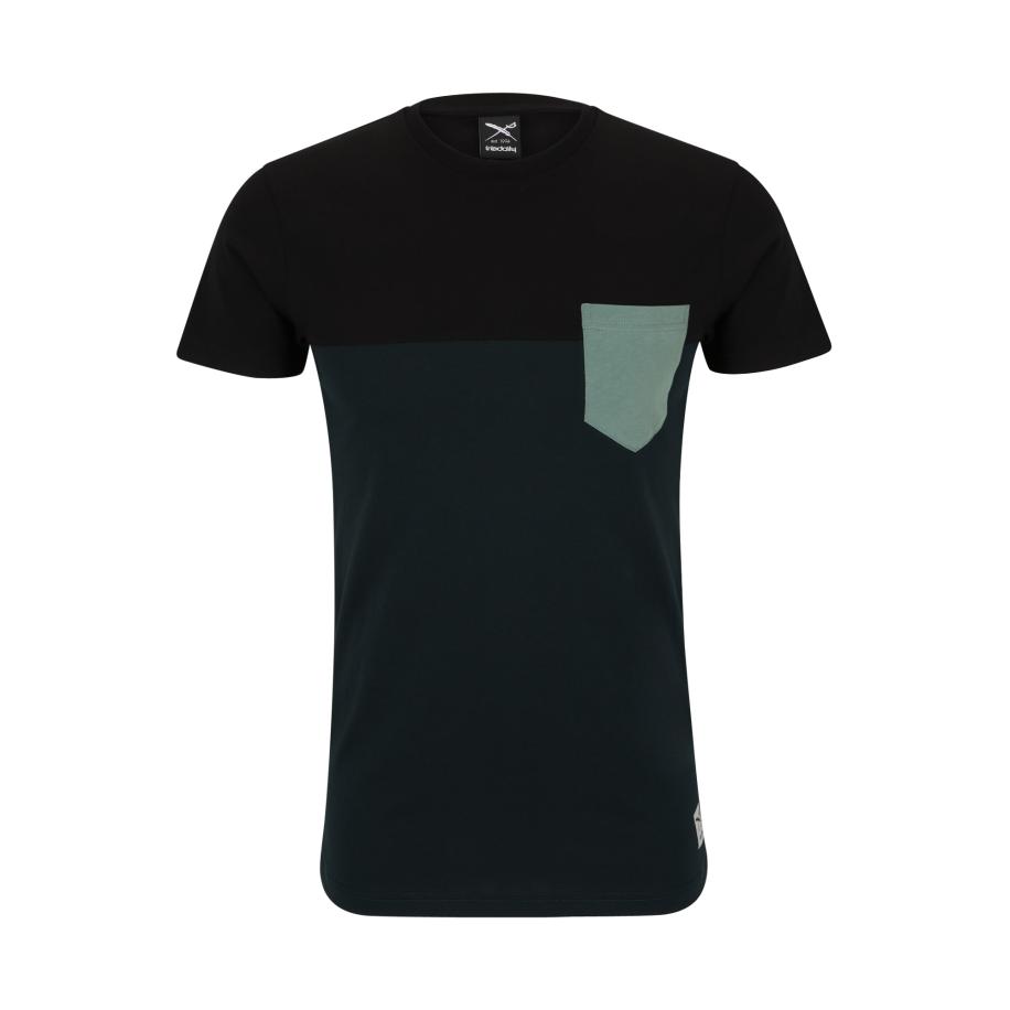 Iriedaily Iriedaily Shirt petrol / pastelgroen / zwart -