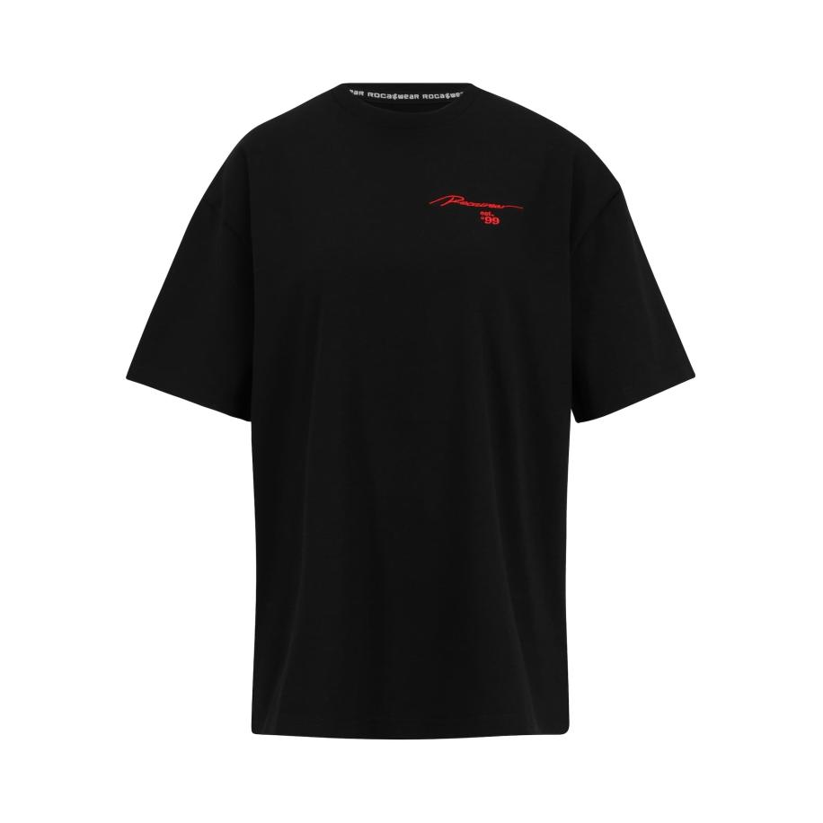 Rocawear ROCAWEAR Oversized shirt Crown grijs / rood / zwart / wit -