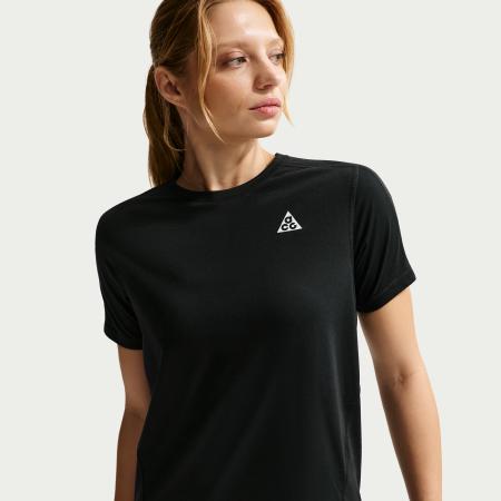 Nike ACG Dri-FIT Trailrunningtop met korte mouwen voor dames - Zwart