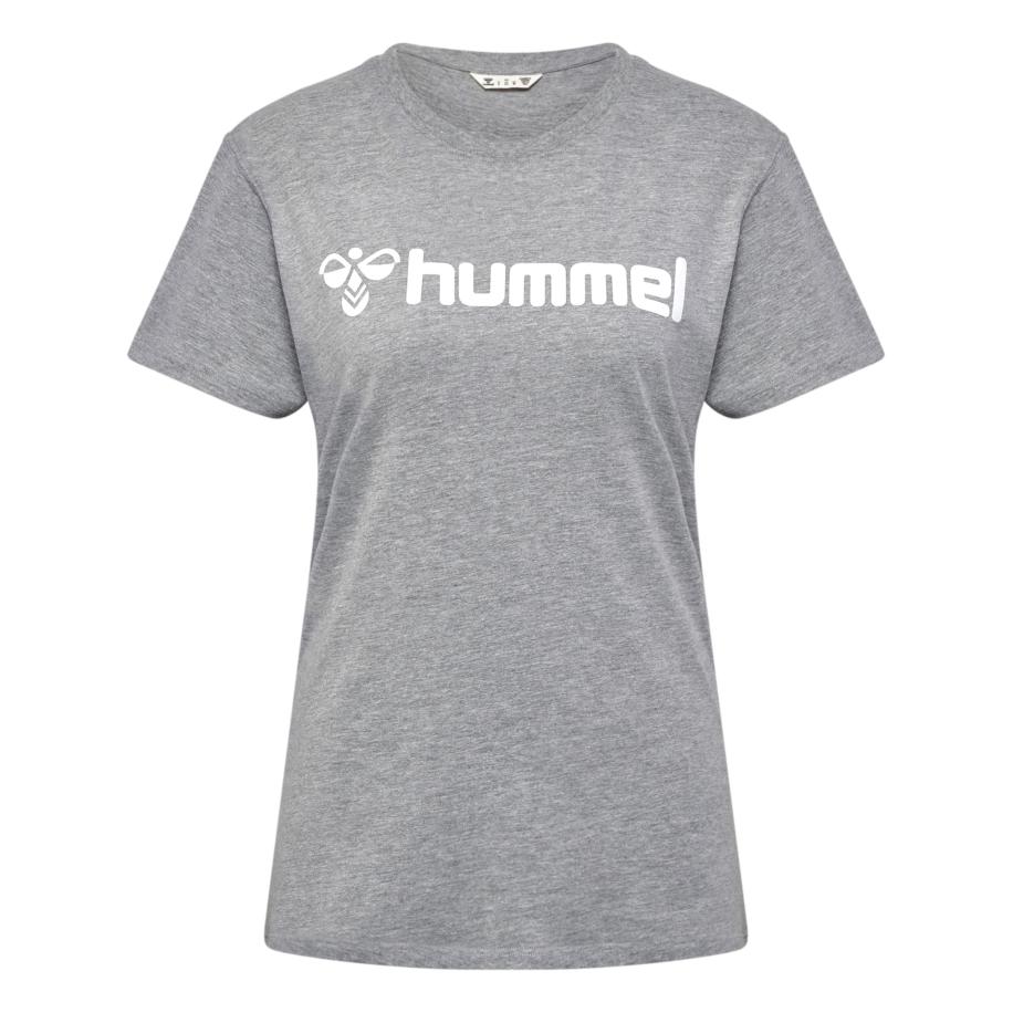 Hummel Hummel Shirt Go 2.0 grijs gemêleerd / offwhite -