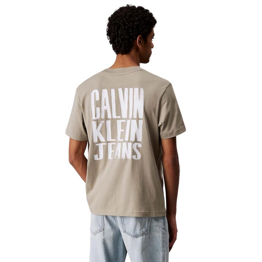 Calvin Klein Painted T-Shirt Groen