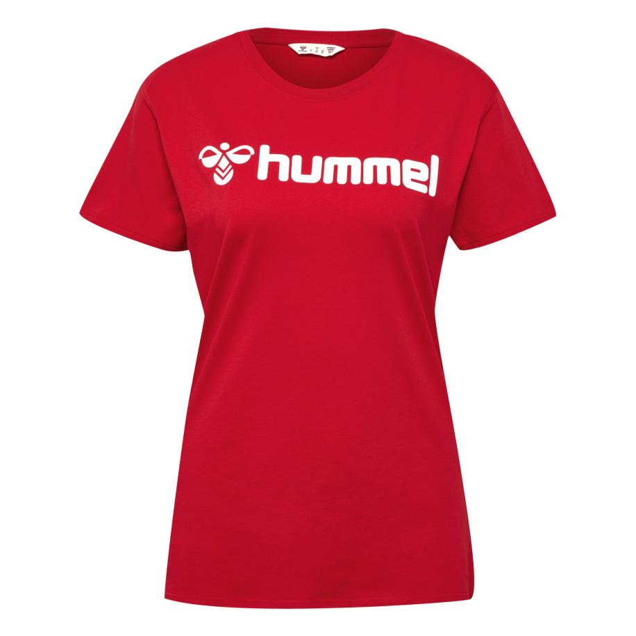 Hummel Hummel Shirt Go 2.0 cranberry / wit -