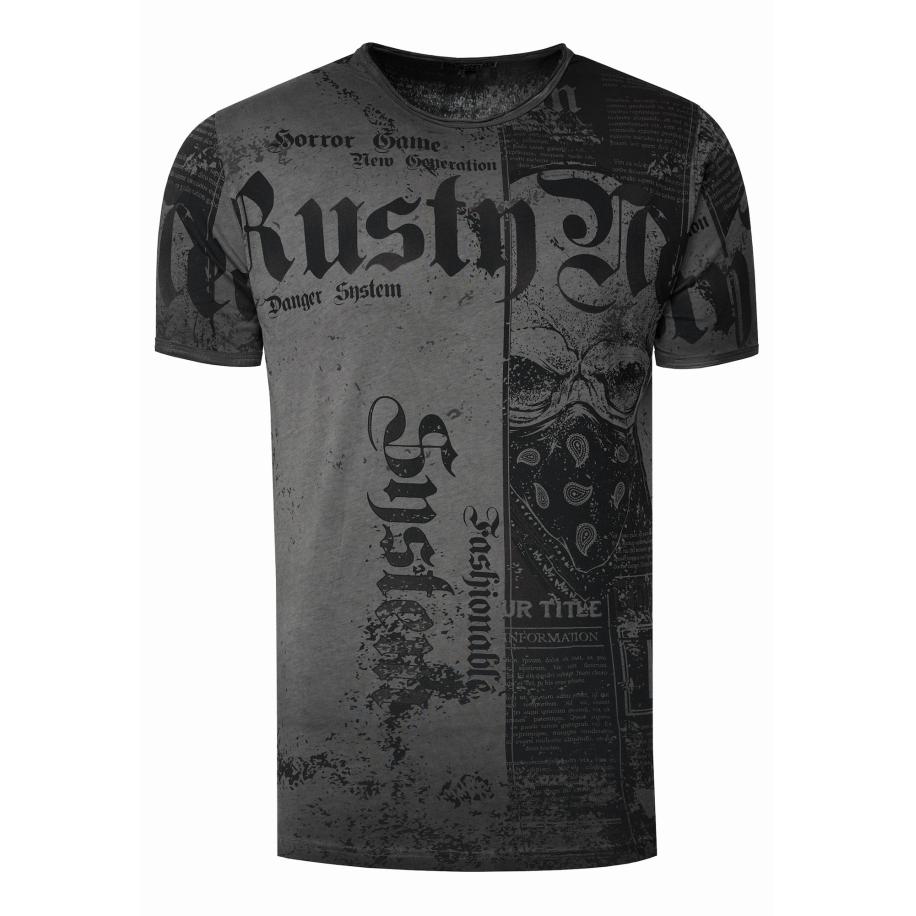 Rusty Neal Rusty Neal Shirt antraciet -