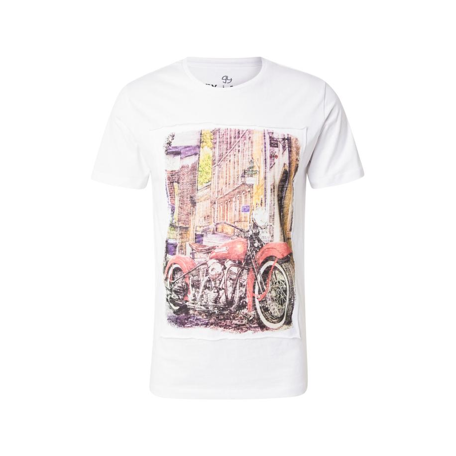 Key Largo Key Largo Shirt Race bruin / donkergeel / lichtrood / wit -