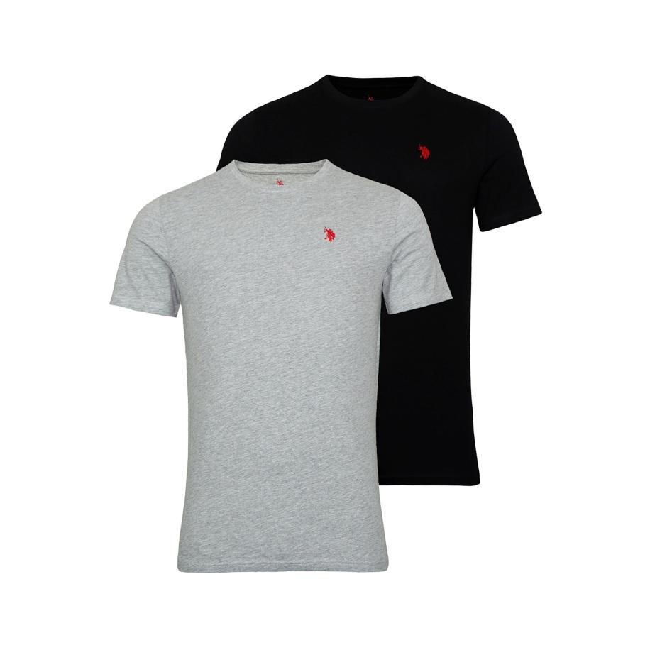 U.S. Polo Assn. U.S. POLO ASSN. Shirt grijs / rood / zwart -