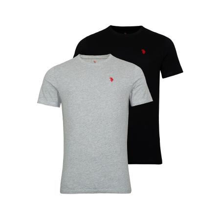 U.S. Polo Assn. U.S. POLO ASSN. Shirt grijs / rood / zwart