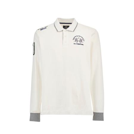 La Martina La Martina Shirt grijs / wit