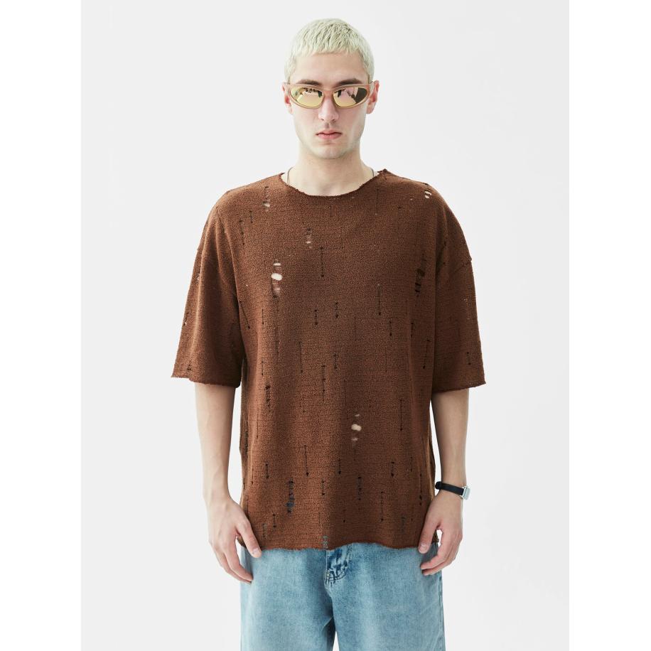 VAMOS CLO Shirt bruin Bruin