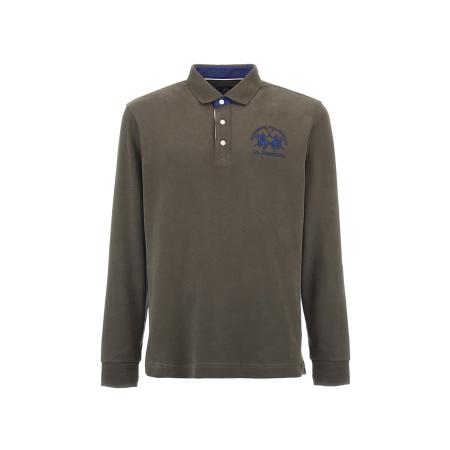 La Martina La Martina Shirt donkerblauw / bruin