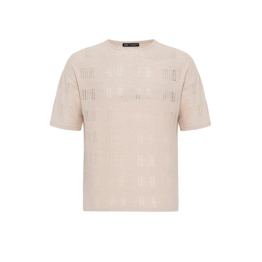 VAMOS CLO Shirt beige Bruin