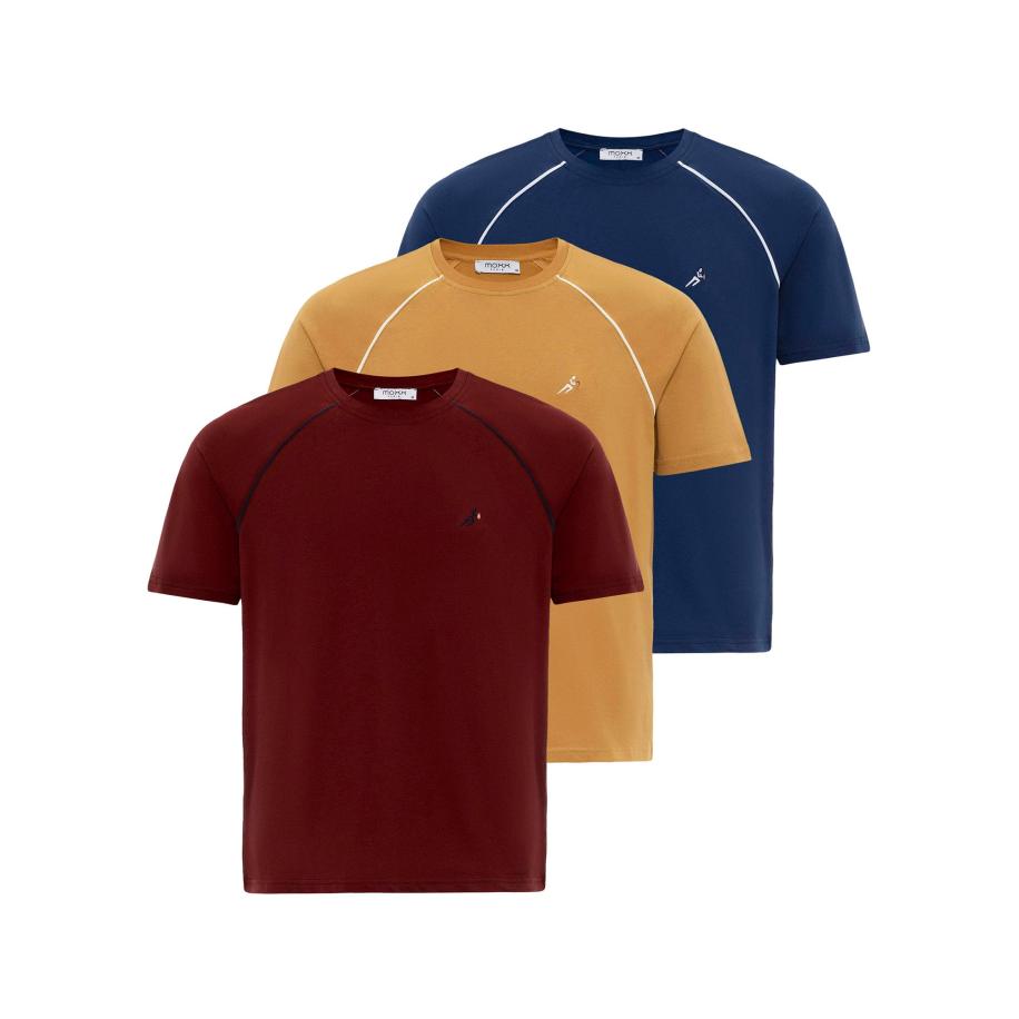 Moxx Paris Moxx Paris Shirt camel / blauw / bordeaux / wit -