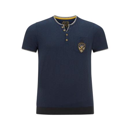 Charles Colby T-Shirt benzine, Effen