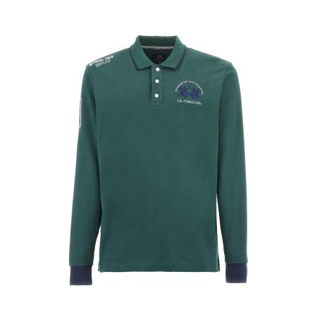 La Martina La Martina Shirt blauw / groen / wit