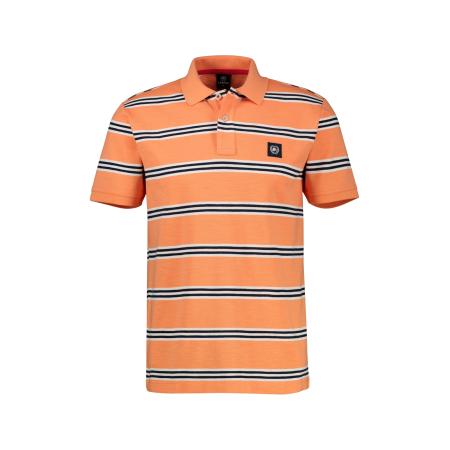 Lerros LERROS Shirt oranje / zwart / wit