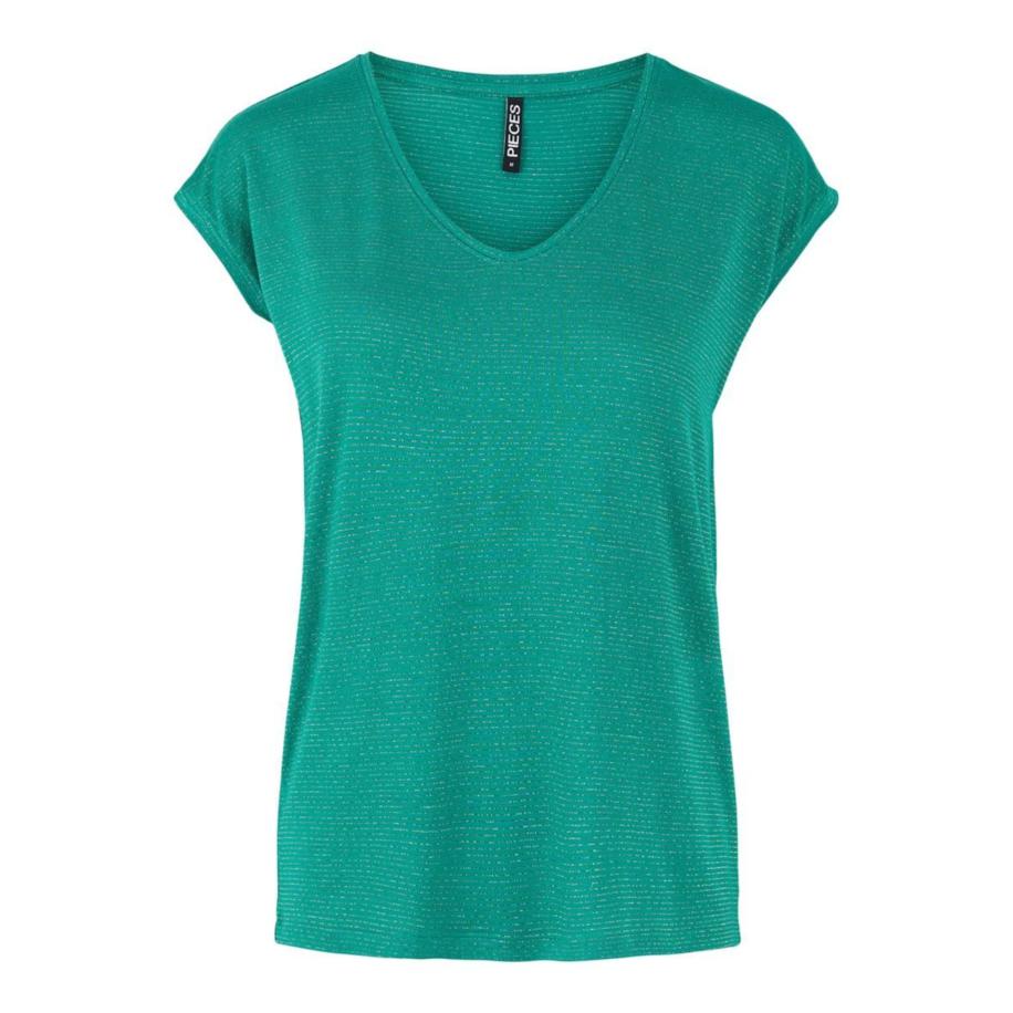 Pieces PIECES Shirt Billo blauw / groen -