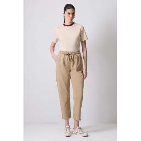 Touche Prive Touche Prive Shirt beige / wijnrood