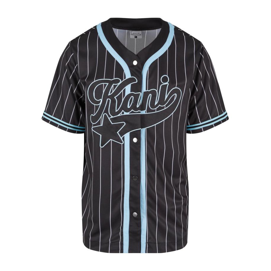 Karl Kani Karl Kani Shirt lichtblauw / zwart -