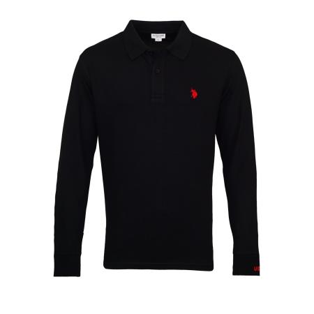 U.S. Polo Assn. U.S. POLO ASSN. Shirt rood / zwart