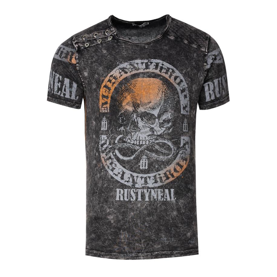 Rusty Neal Rusty Neal Shirt antraciet -