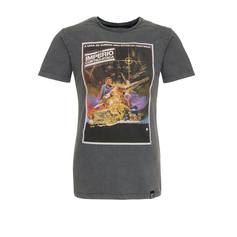 Recovered Recovered Shirt Star Wars International Poster donkergrijs -