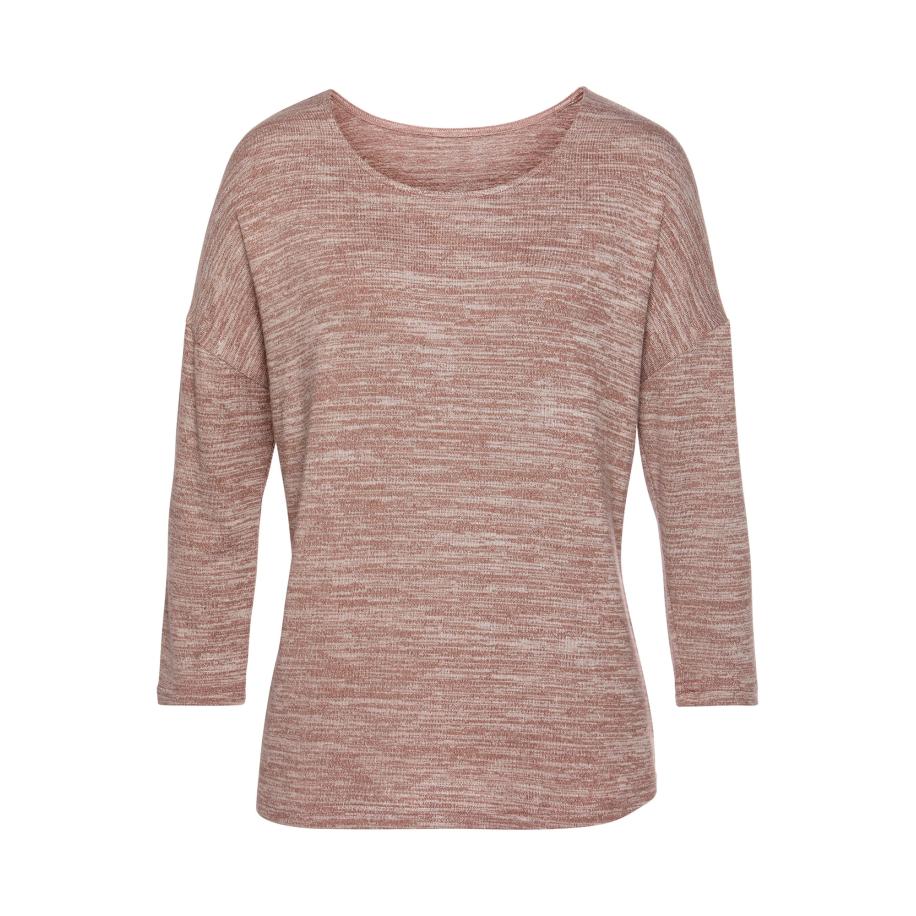 VIVANCE VIVANCE Shirt bruin gemêleerd -