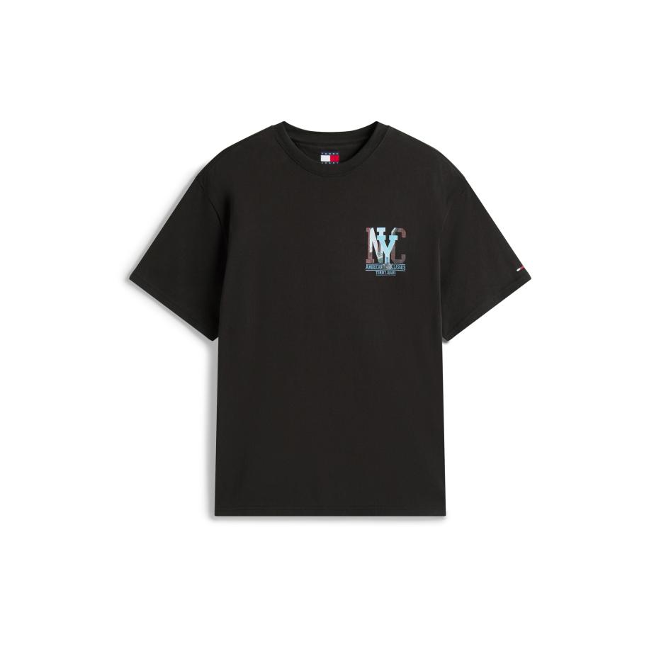 Tommy Jeans Tommy Jeans Shirt NOVELTY aqua / rood / zwart / wit -