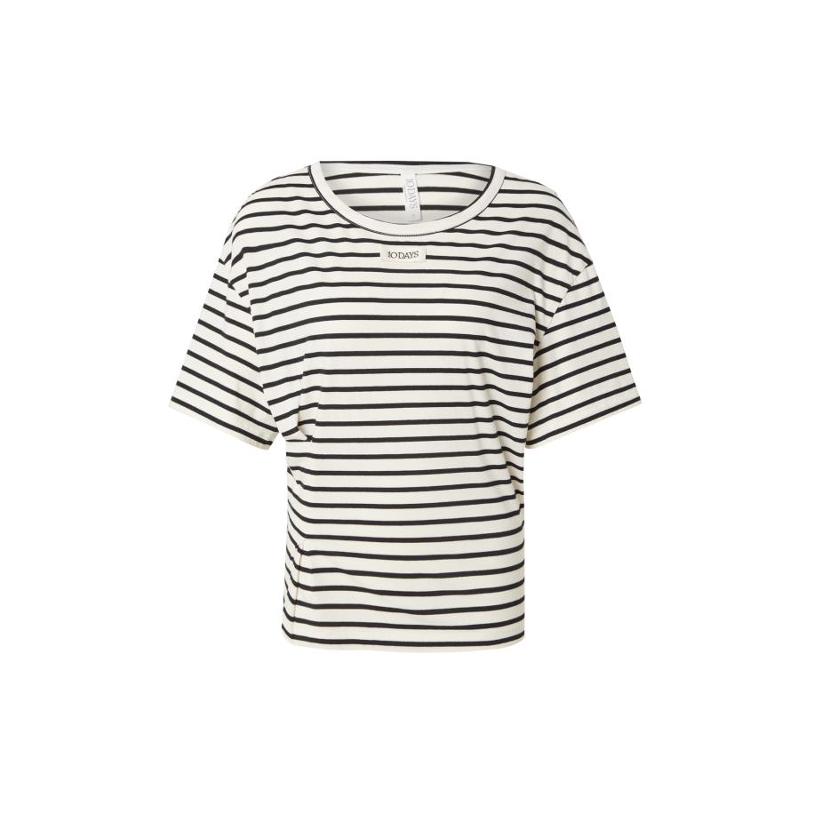 10DAYS 10Days Shirt zwart / wit -