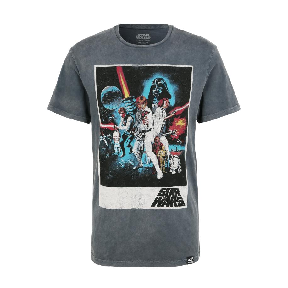 Recovered Recovered Shirt Star Wars Classic New Hope grijs -