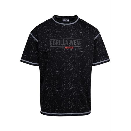 Gorilla Wear Gorilla Wear Shirt Saginaw grijs / rood / zwart