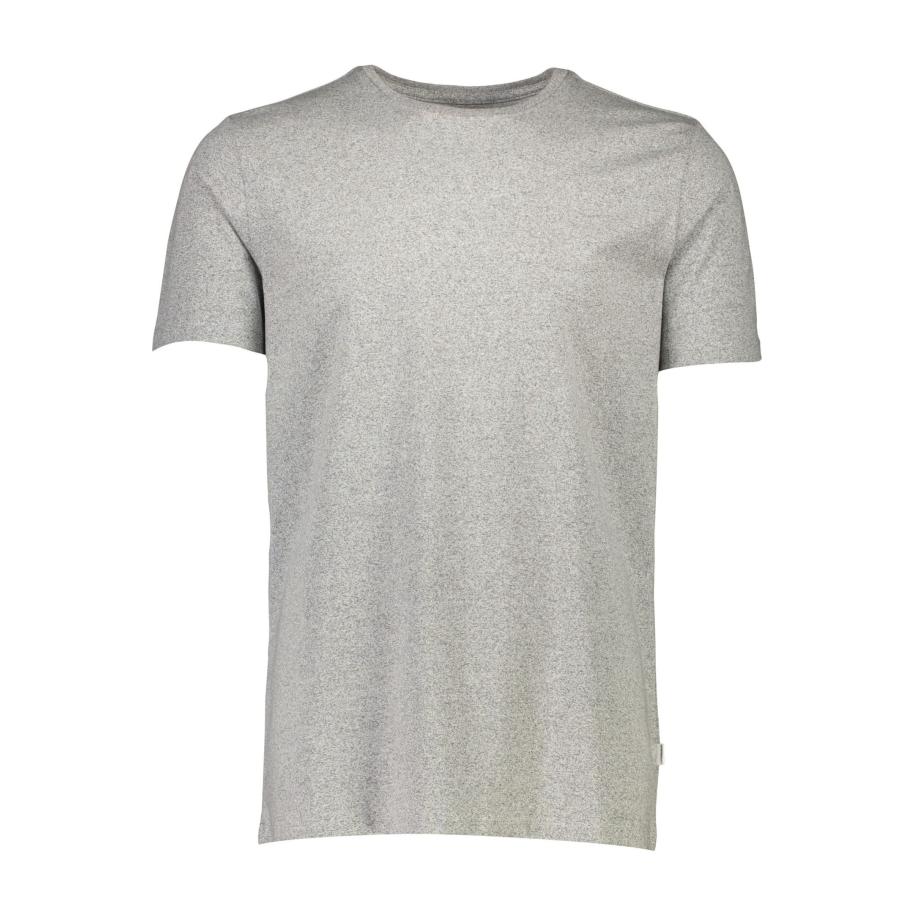 Lindbergh T-Shirt ronde hals grijs, Melange Grijs