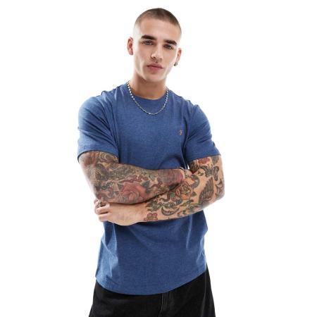 Farah - Danny - T-shirt in blauw