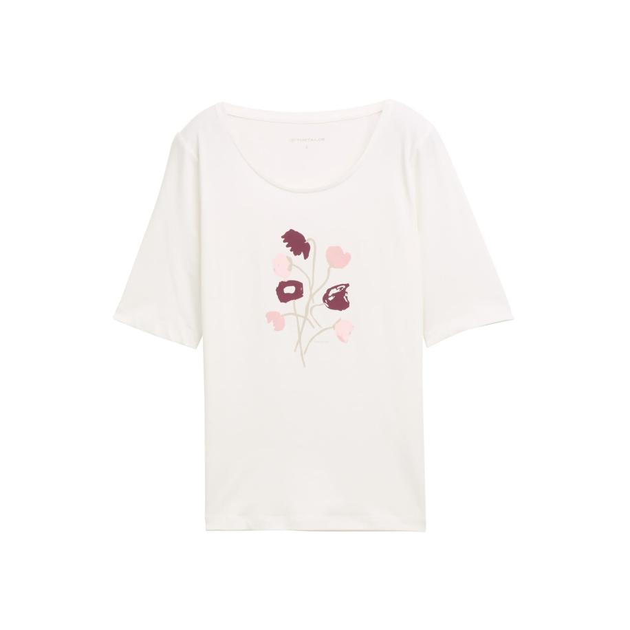 Tom Tailor TOM TAILOR Shirt pastelgroen / bessen / rosa / offwhite -
