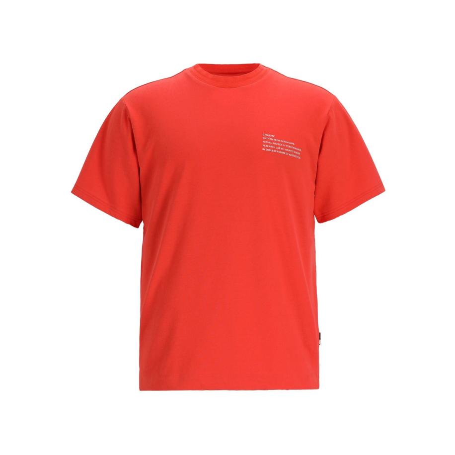 Chasin' CHASIN Shirt Stream oranjerood / wit -